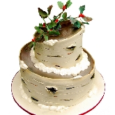 Snowy Birch Tree Cake