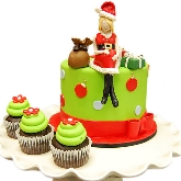 Santa Baby Cake