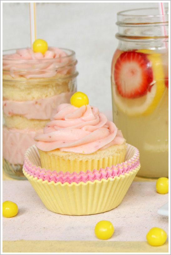 Strawberry Lemonade Cupcake Recipe Strawberry Lemonade Cupcake Recipe