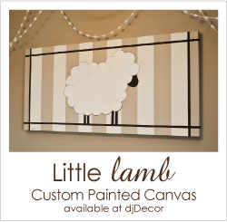 Shop the Little Lamb Painted Canvas Shop the Little Lamb Painted Canvas