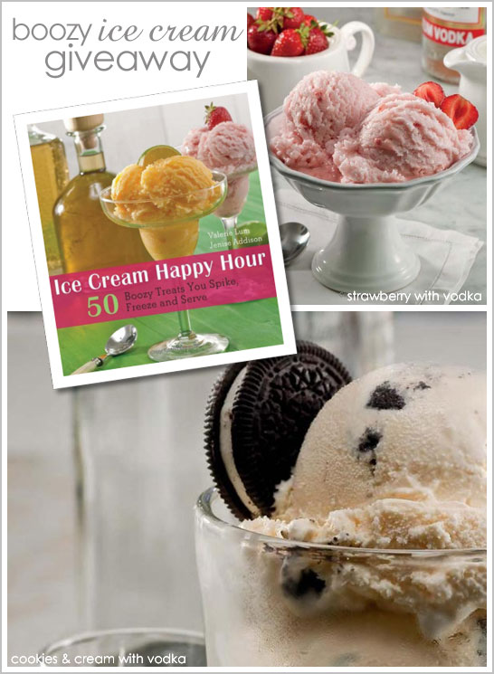 Boozy Ice Cream Giveaway & Recipe
