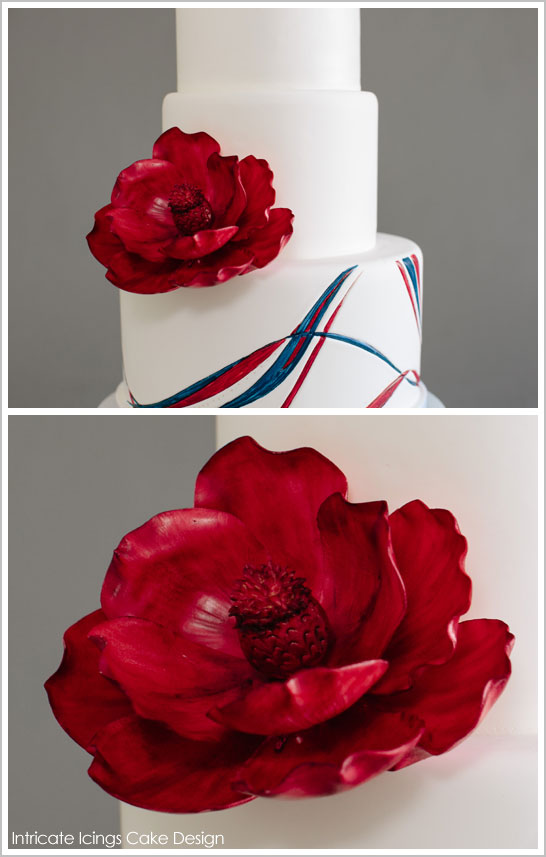 Red, White & Blue Ribbons by Intricate Icings | TheCakeBlog.com Red, White & Blue Ribbons by Intricate Icings | TheCakeBlog.com