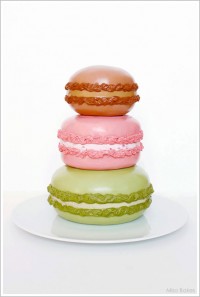 Macaron Cake Tutorial by Miso Bakes | TheCakeBlog.com