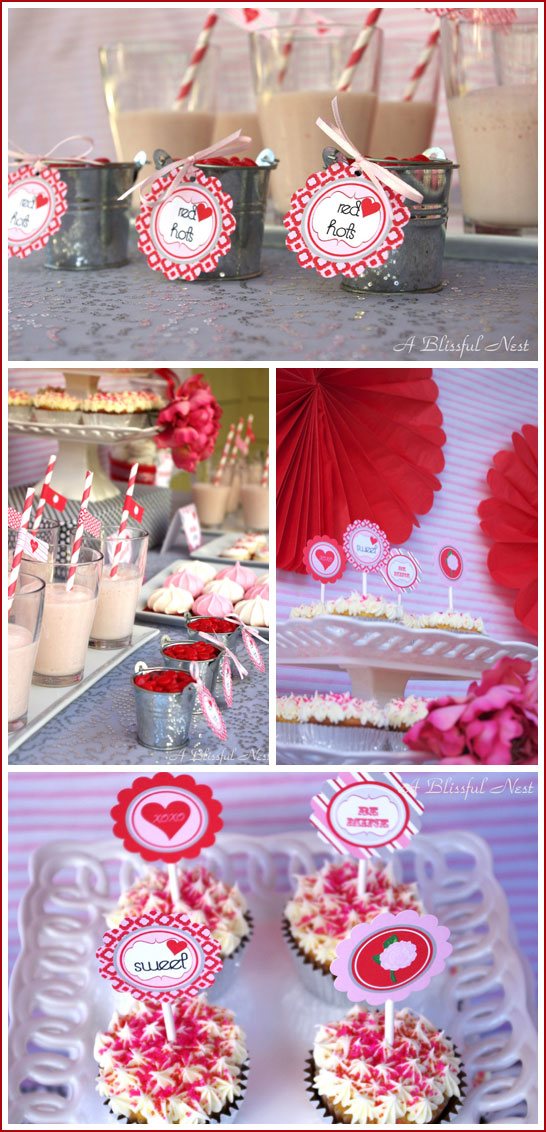 Valentines Dessert Table