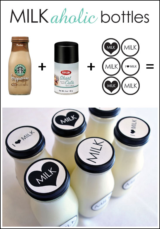 Milkaholic Milk Bottles DIY