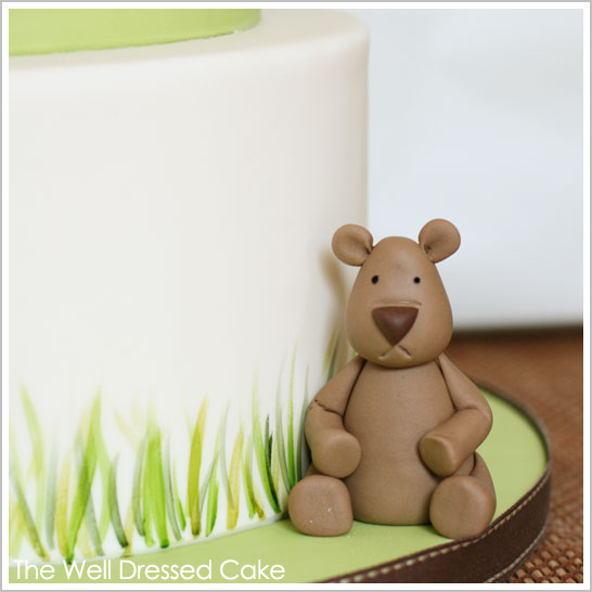 Woodland Baby Shower Cake by The Well Dressed Cake