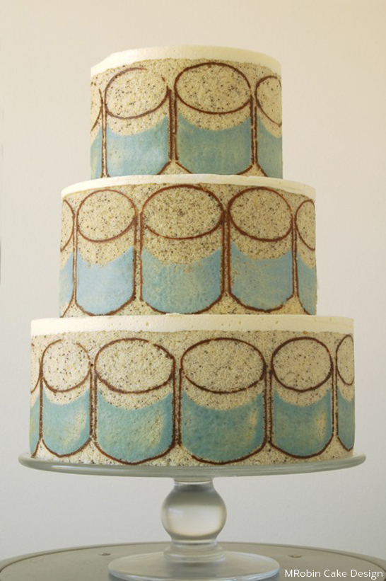 Graphic Entrement Cake by MRobin  |  TheCakeBlog.com