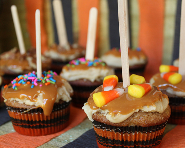 Caramel Apple Cupcakes | by Lauren Kapeluck for TheCakeBlog.com