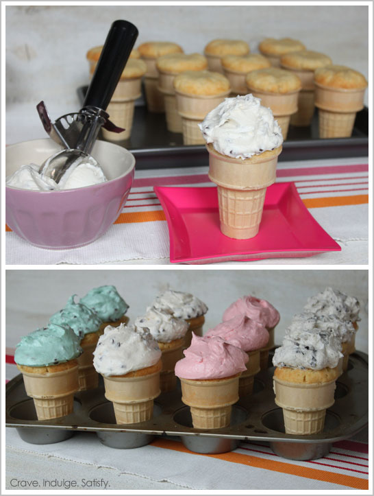 Ice Cream Cone Cupcakes by Lauren Kapeluck  |  TheCakeBlog.com