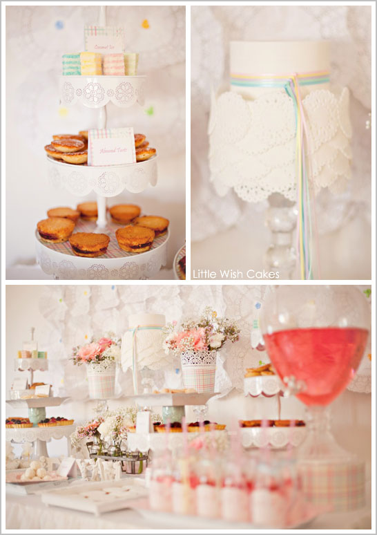 First Communion Party by Little Wish Cakes  |  TheCakeBlog.com