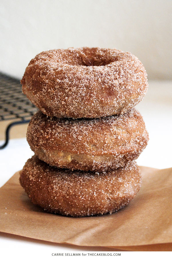 Baked Apple Donut Recipe  |  TheCakeBlog.com