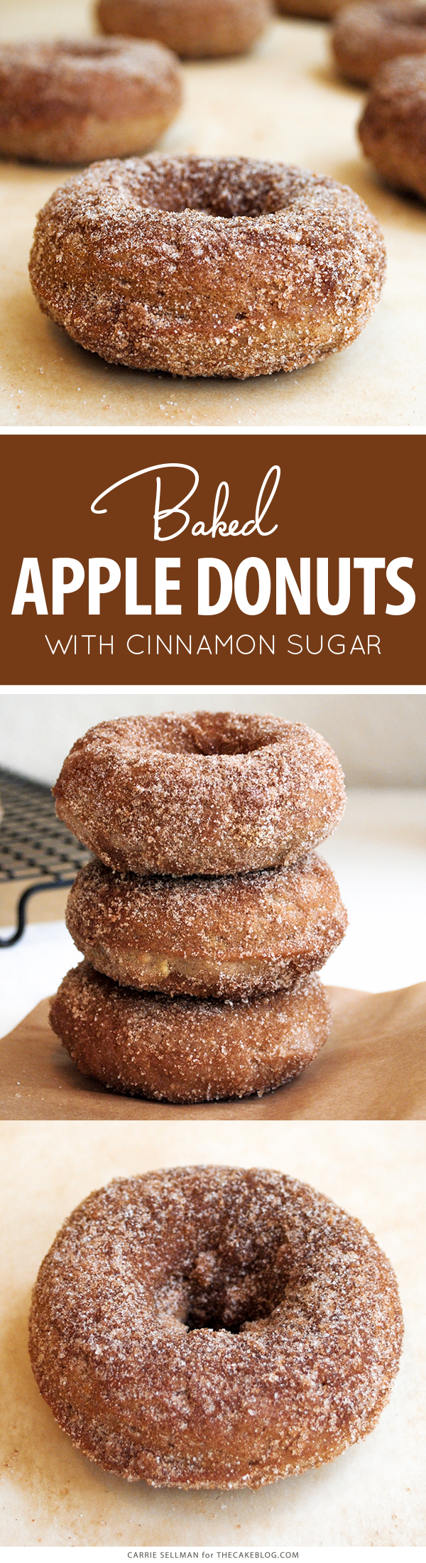 Baked Apple Donut Recipe | TheCakeBlog.com