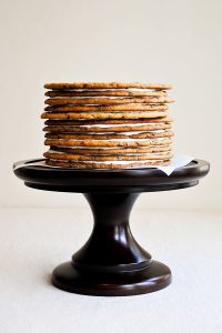 Chocolate Chip Cookie Layer Cake - the ultimate cookie cake for cookie lovers | by Carrie Sellman for TheCakeBlog.com