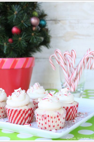 Recipe : Peppermint Cupcakes for Santa