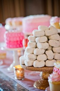 Pink & Gold Valentine's Dessert Table  |  TheCakeBlog.com