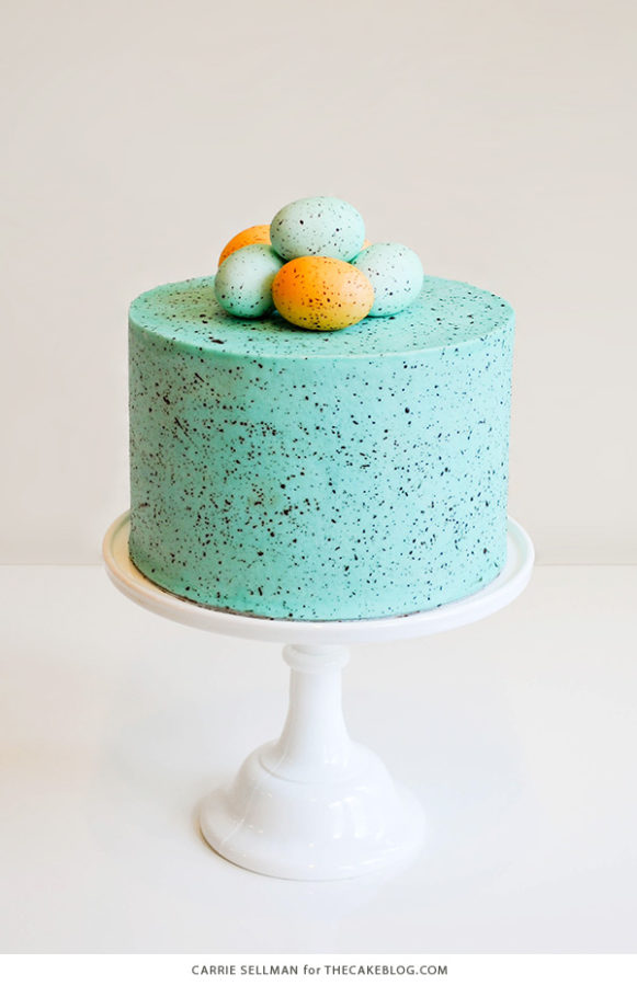 Speckled Egg Cake | The Cake Blog