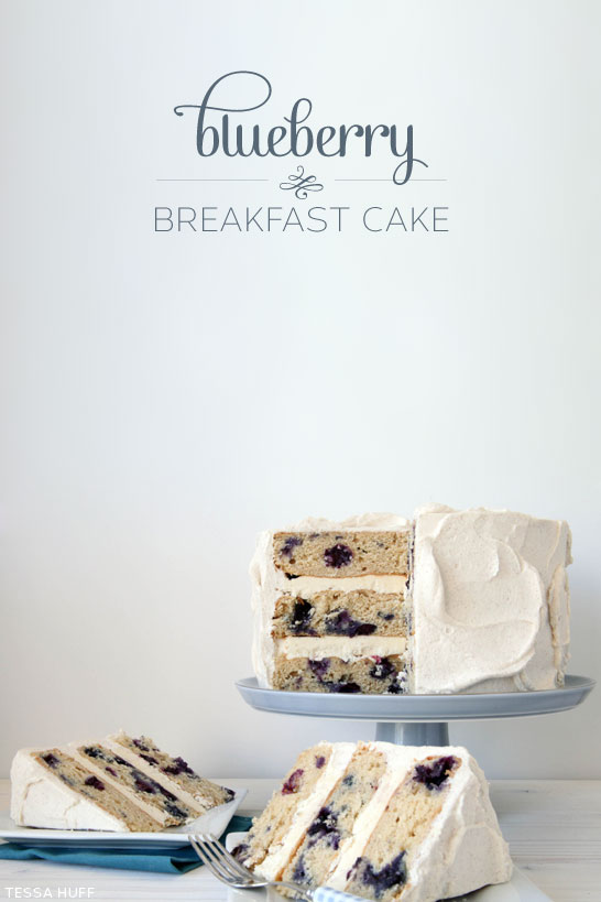 Blueberry Breakfast Cake by Tessa Huff  |  TheCakeBlog.com