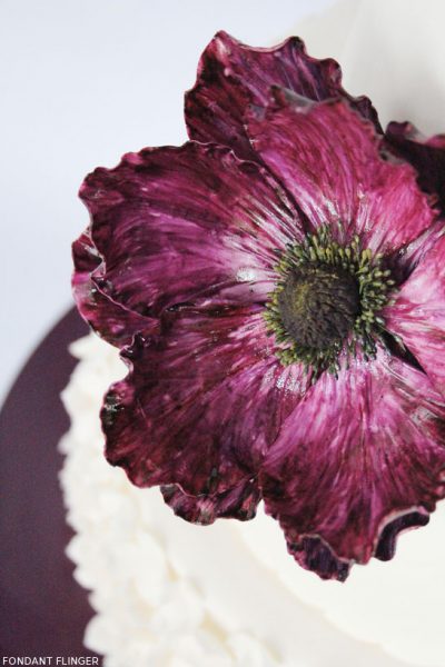Purple Anemone Cake