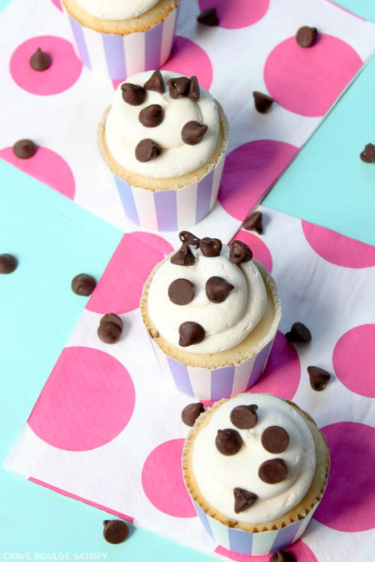 Chocolate Chip Cupcakes by Lauren Kapeluck  |  TheCakeBlog.com