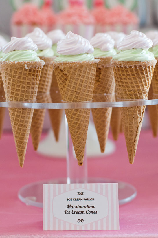 Ice Cream Party | styled by Deliciously Darling | TheCakeBlog.com