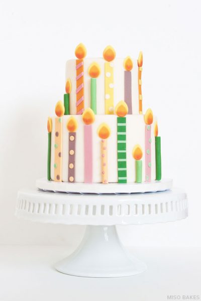 DIY: Birthday Candles Cake