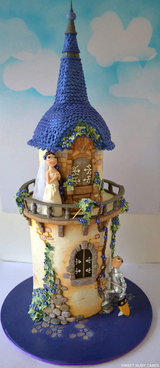 Rapunzel Cake by Sweet Ruby Cakes  |  TheCakeBlog.com