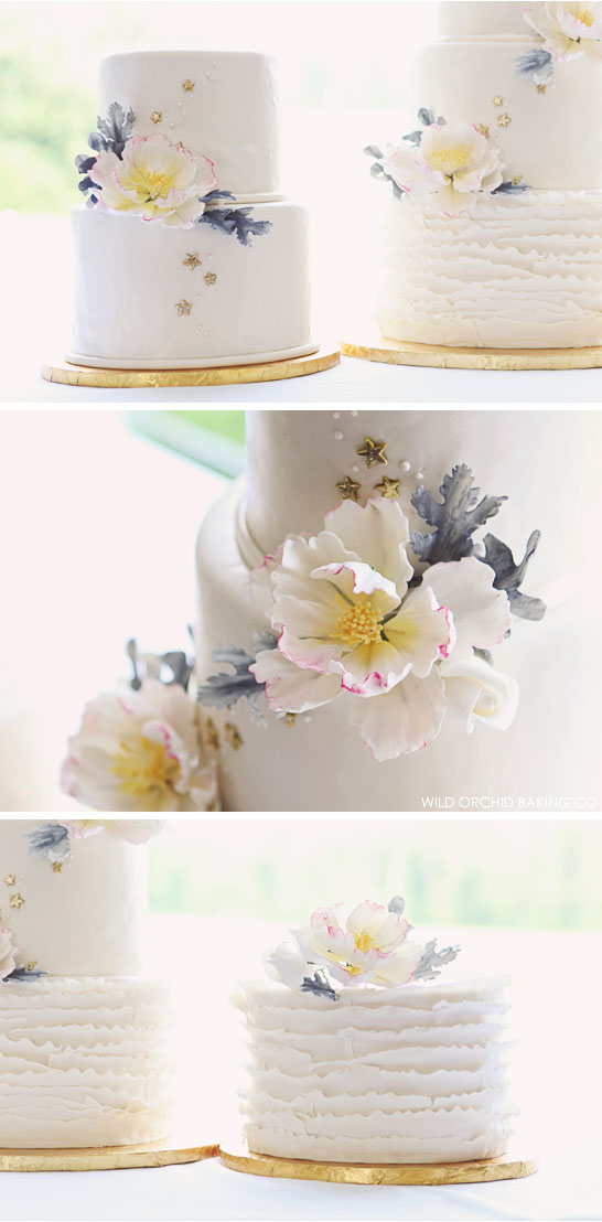 Rustic Ruffle & Stars Cake  |  by Wild Orchid Baking Co  |  TheCakeBlog.com
