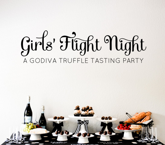 Godiva Truffle Flight | Truffle Tasting Party Inspiration | TheCakeBlog.com