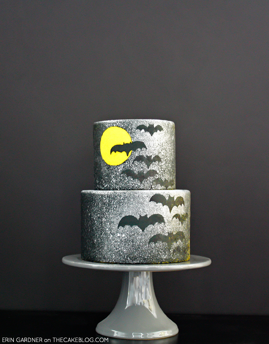 Spooky Splatter Halloween Cake  |  A DIY by Erin Gardner  |  TheCakeBlog.com
