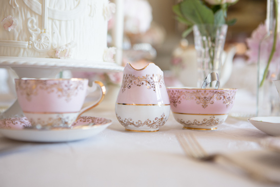 Pink & Gold Wedding Inspiration  |   TheCakeBlog.com