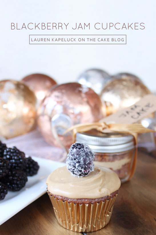 Blackberry Jam Cupcakes | by Lauren Kapeluck