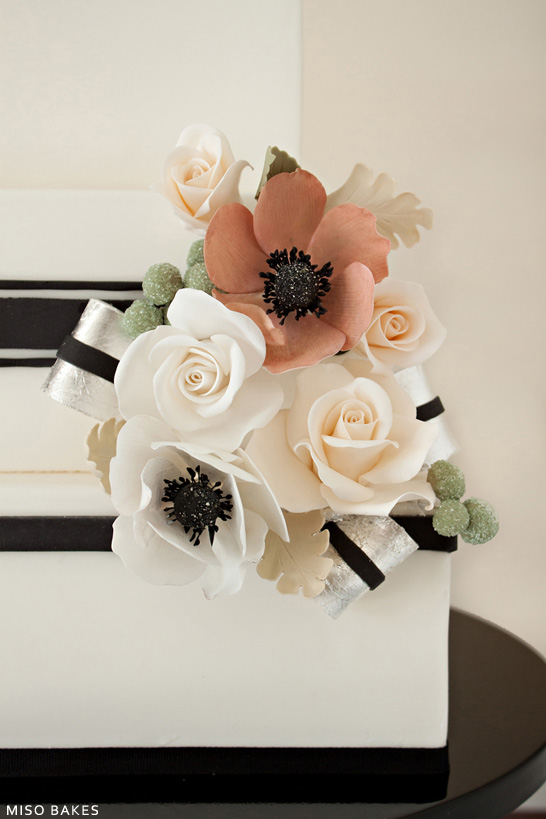 Black & White Wedding Design | by Miso Bakes