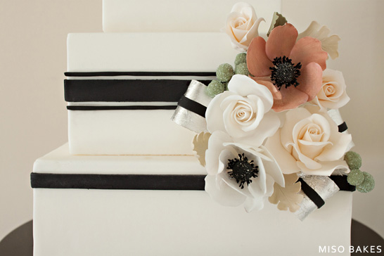 Black & White Wedding Design | by Miso Bakes