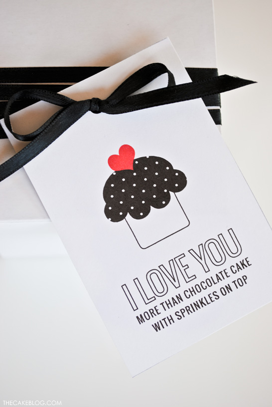 Free Printable Valentines | by Carrie Sellman of TheCakeBlog.com