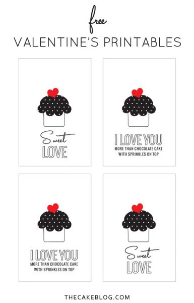 Free Valentine's Printables RoundUp | The Cake Blog