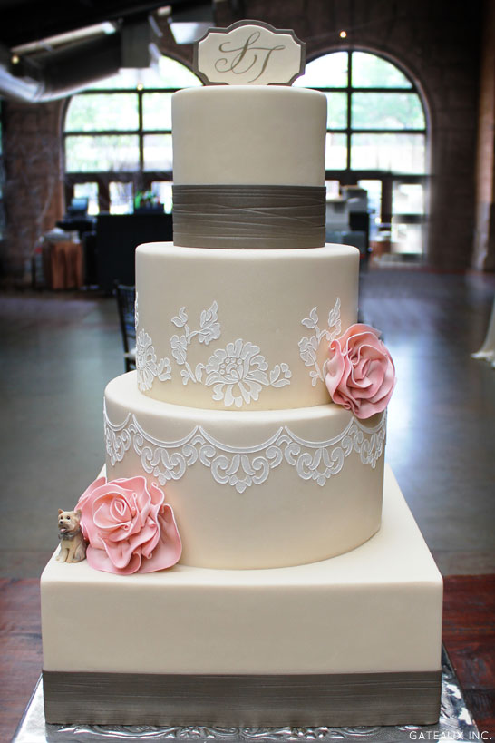 Lace Wedding Cake | by Gateaux Inc.