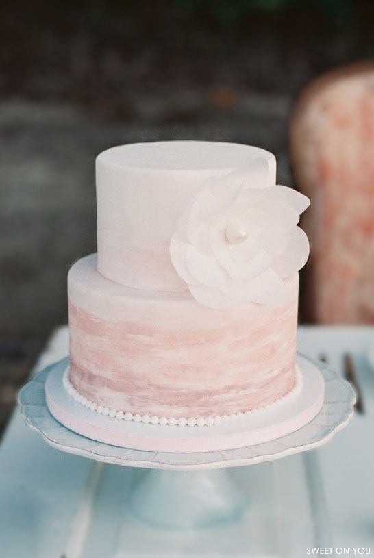 Watercolor Wedding Cake | by Sweet On You