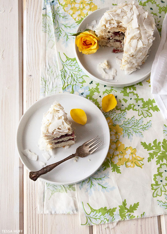 Coconut Cake Recipe | by Tessa Huff for TheCakeBlog.com