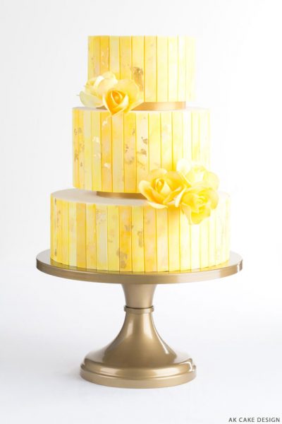 Golden Yellow & Saffron Cake
