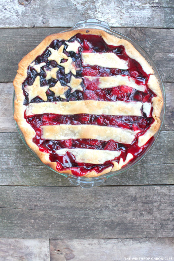 American Flag Pie | by The Winthrop Chronicles on TheCakeBlog.com