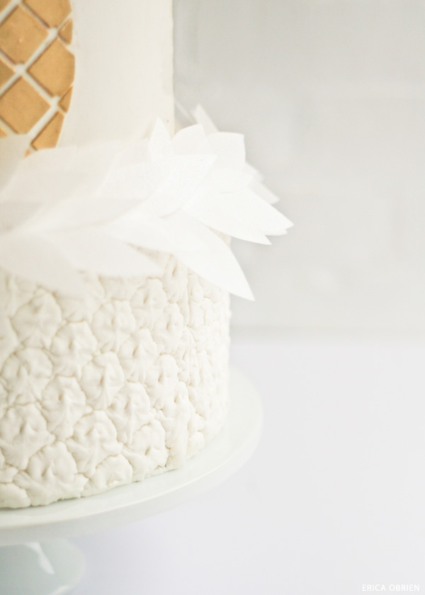 Pineapple Cake  |  translating trends into cake designs | by Erica OBrien for TheCakeBlog.com