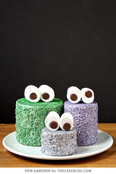 DIY: Glammy Monster Cakes