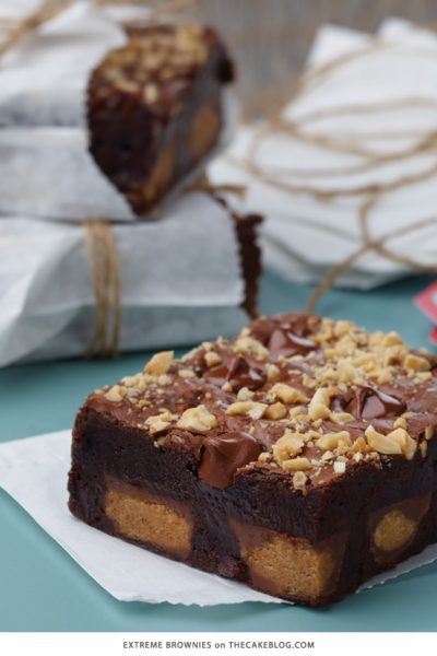 Extreme Peanut Butter Cup Brownies