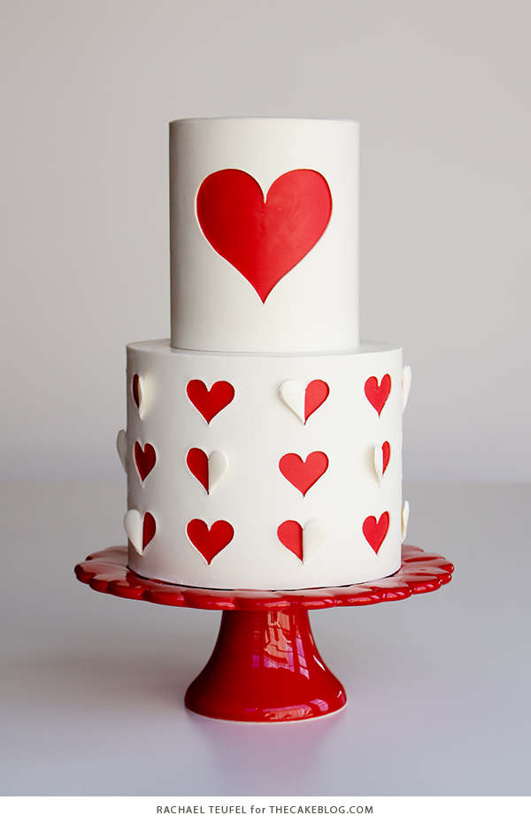Heart Cut Out Cake | The Cake Blog