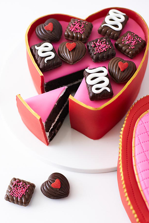 Double Sided Present Boxes Valentine's Day Medium Heart Gift Boxes ...