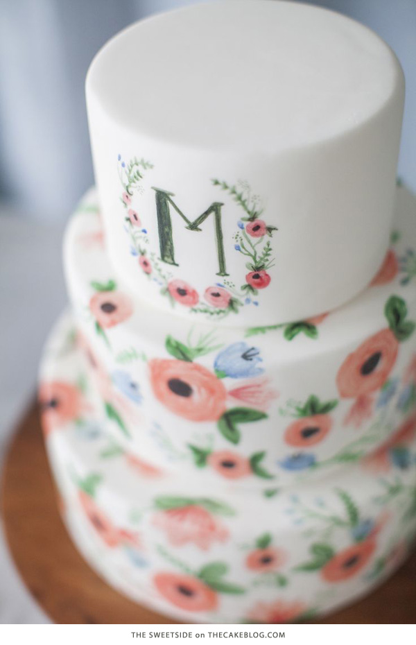 10 Watercolor Cakes | including this design by The SweetSide  | on TheCakeBlog.com