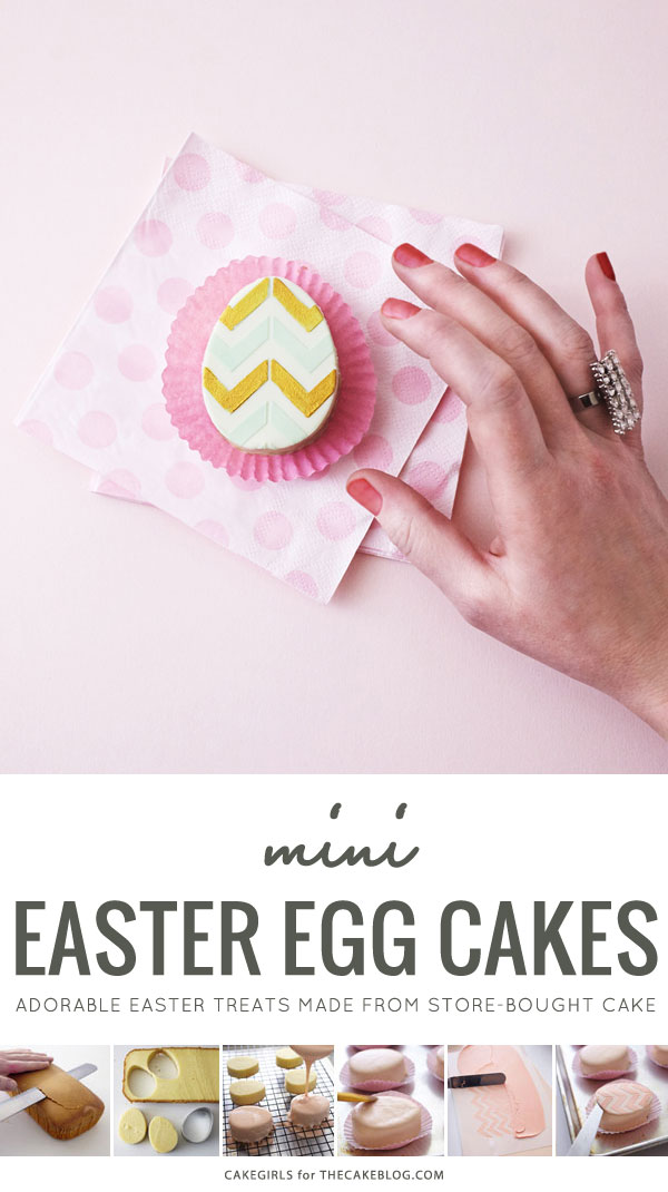 Mini Easter Egg Cakes | by Cakegirls for TheCakeBlog.com
