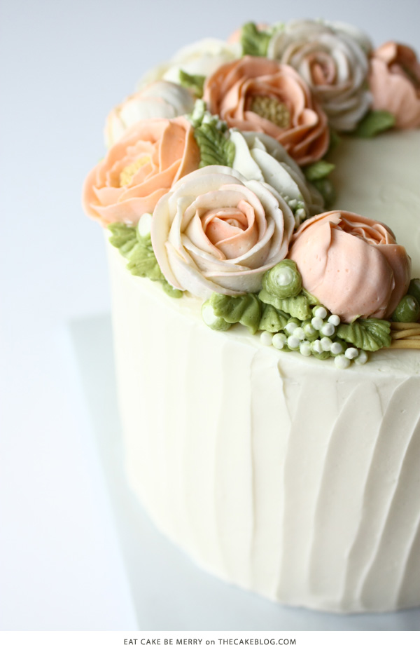 10 Flower Cakes for Spring | including this design by Eat Cake Be Merry | on TheCakeBlog.com
