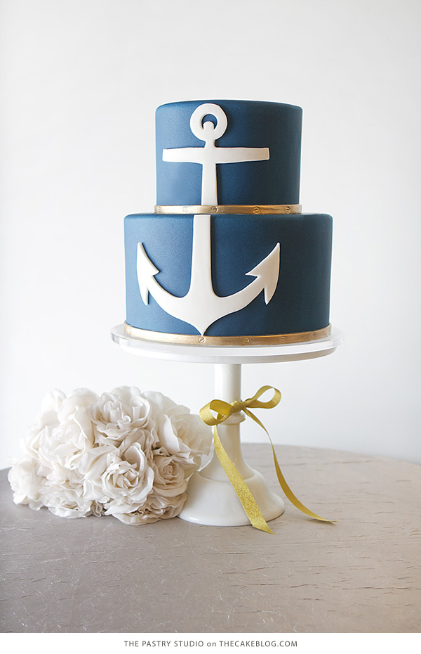 10 Sea-Loving Nautical Cakes  | including this design by The Pastry Studio  | on TheCakeBlog.com