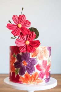 Chocolate Floral Wrap